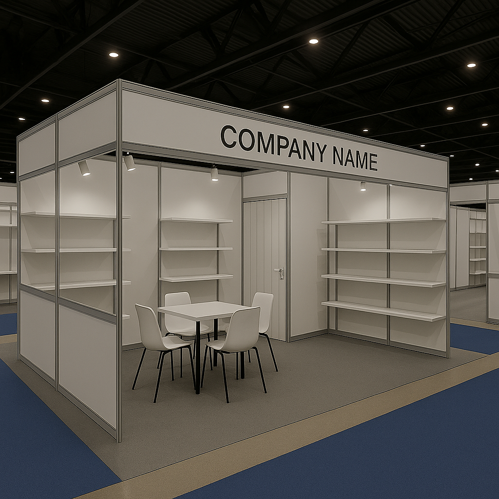 Стандартный стенд на выставке Euroshoes Moscow